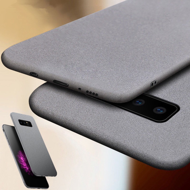 Ốp lưng cao cấp Sandstone Matte slim Soft TPU cho Samsung s7 edge s8 s9 plus note 8 note 9 note 10
