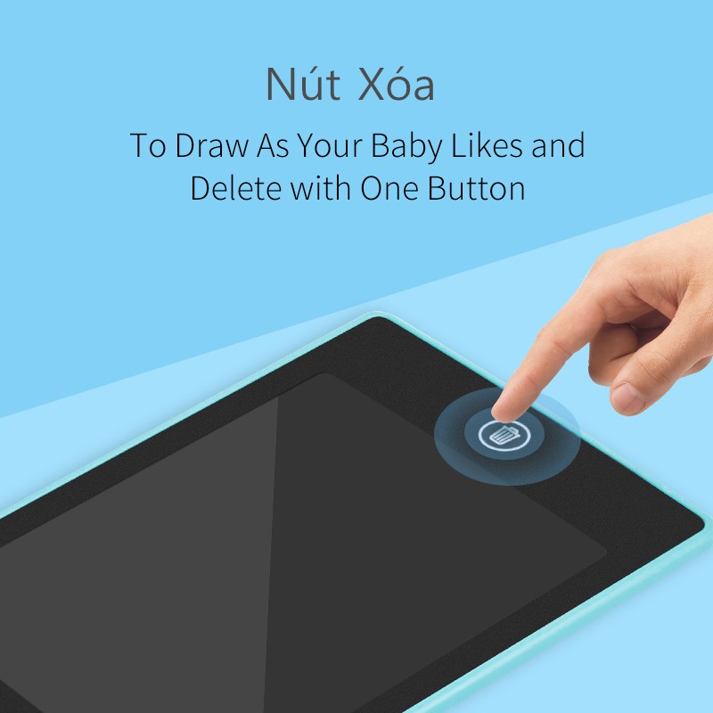 Bảng Vẽ HDY Màn Hình Lcd Có Thể Xóa Dành Cho Bé