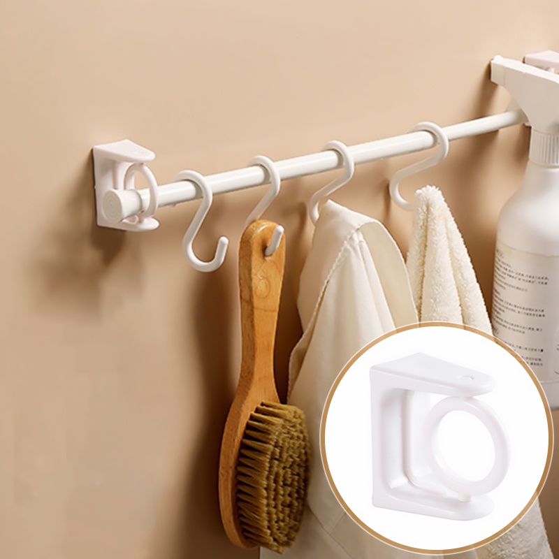 Thanh Treo Rèm Cửa Gắn Tường Có Thể Xoay Tiện Dụng