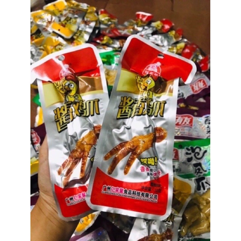 Bịch chân gà cay Tứ Xuyên 30 gói siêu ngon