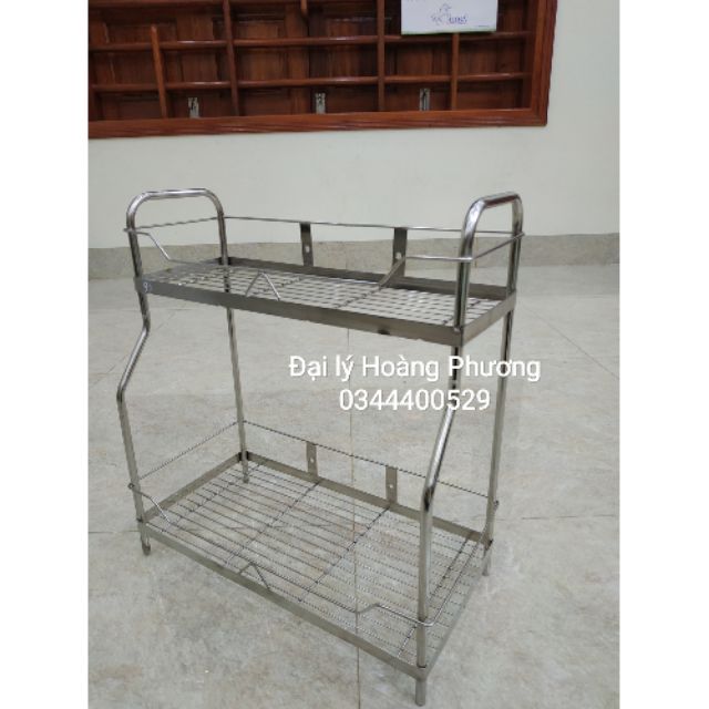 Kệ để gia vị inox, giá để đồ có thể treo tường hoặc để bàn