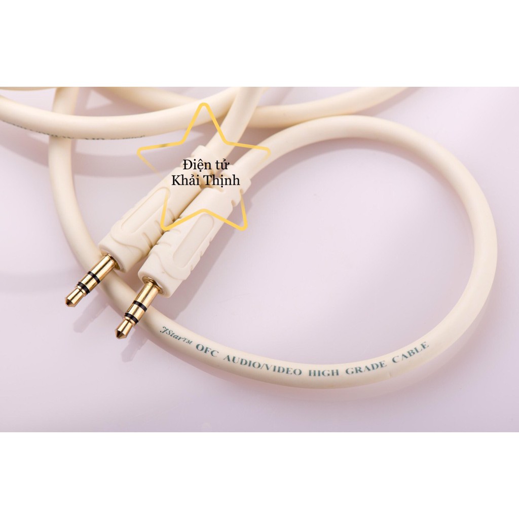 Dây cáp loa âm thanh audio 2 đầu 3.5mm JSTAR