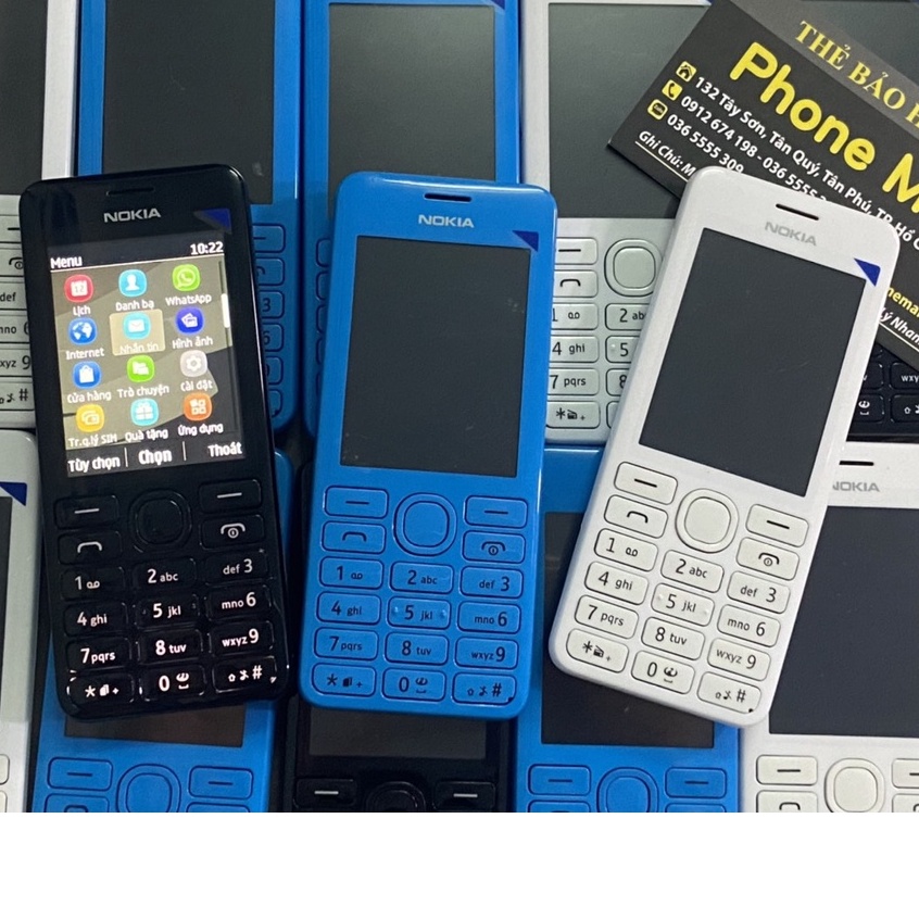 Điện Thoại Nokia 206 Chính Hãng Loa To,Nghe Gọi Rõ Ràng - Bảo Hành 12 Tháng