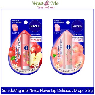 Son dưỡng môi Nivea Flavor Lip Delicious Drop Nhật Bản - 3.5g