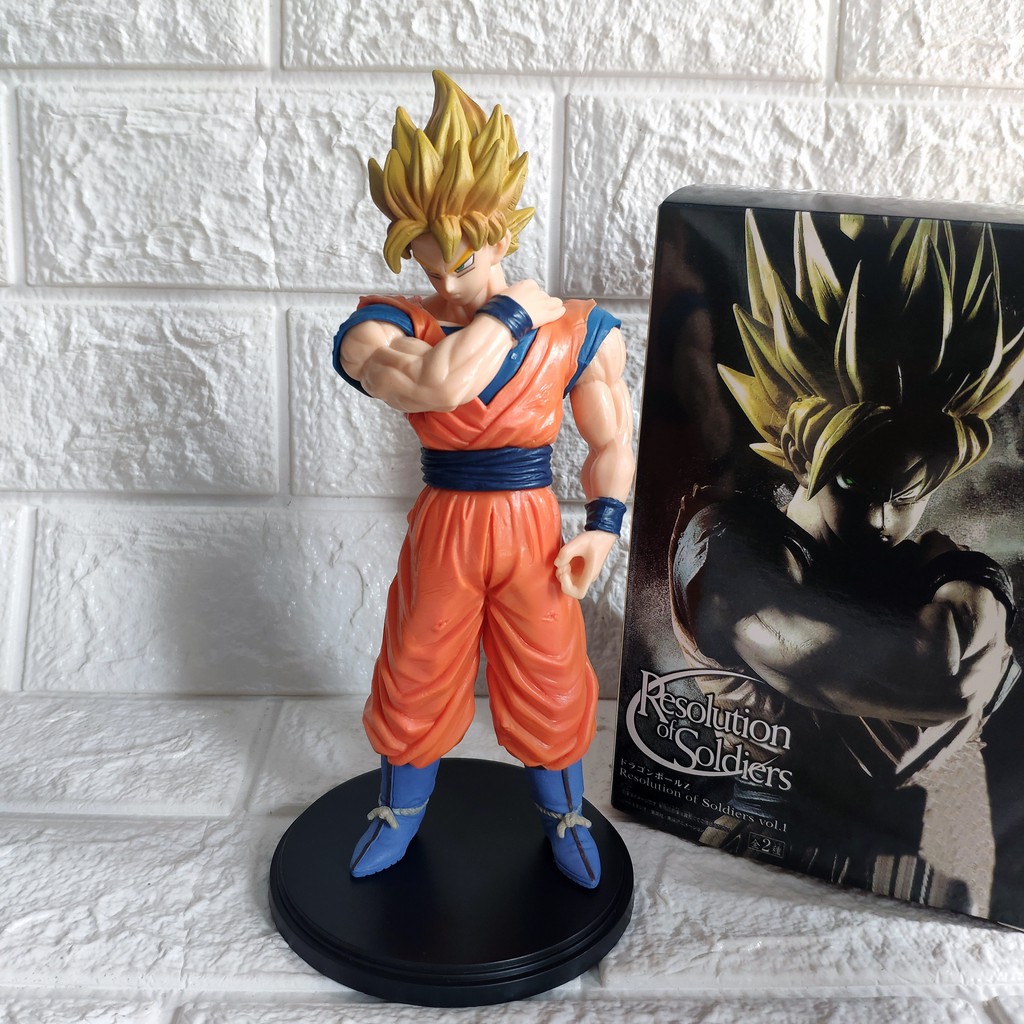 [COMBO 2 EM] Mô hình cao cấp Son Goku super saiyan ÔM VAI [20cm] Dragonball 7 viên ngọc rồng figure đồ chơi Dragon Ball