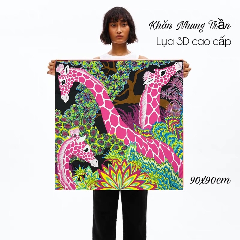 Khăn lụa cao cấp Hm