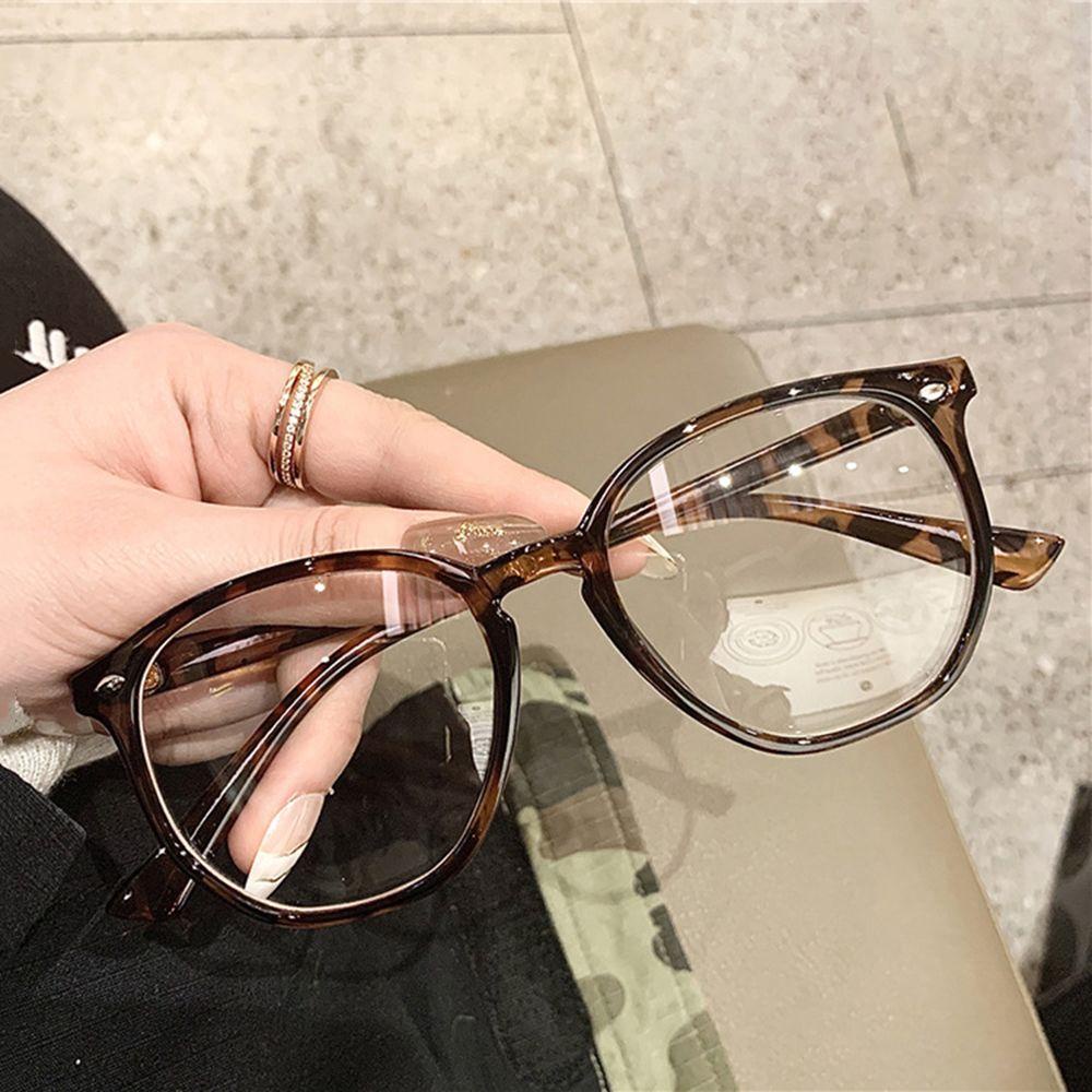 Mắt Kính Gọng Nhựa Trong Suốt Phong Cách Retro Dành Cho Nam