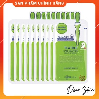 [Siêu rẻ] [Hộp 10] Mặt Nạ Tinh Chất Tràm Trà Kháng Mụn Mediheal Tea tree Care Solution Essential Mask