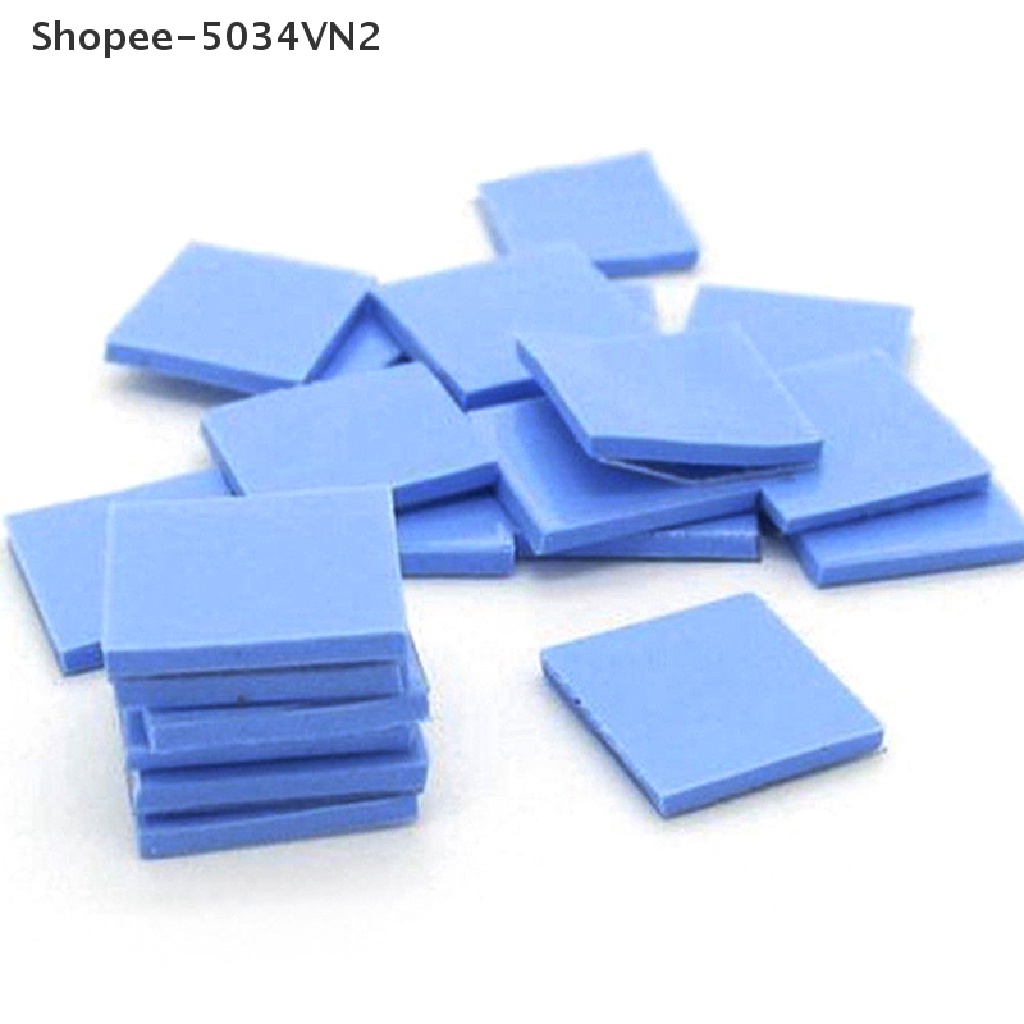Tấm Silicon Tản Nhiệt CPU GPU Màu Xanh Dương 100mmx100mmx1mm Shopee-5034VN2