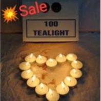 Nến bơ đốt bếp bồ xả chanh , nến sáp Tealight trang trí tiệc, quán cafe, quán spa và đi chùa hành hương