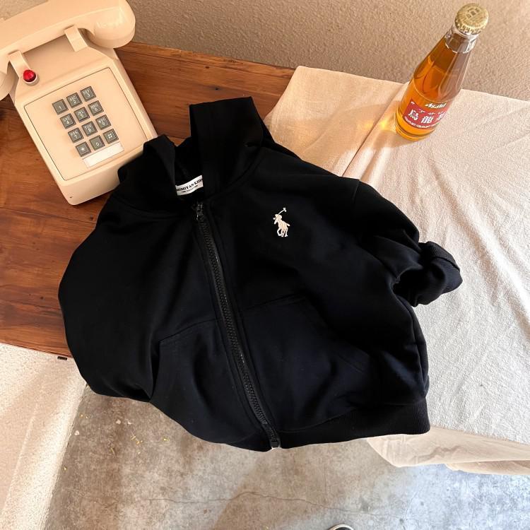 Áo Khoác Cardigan Tay Dài Có Khóa Kéo Thêu Họa Tiết Thời Trang Xuân Thu Mới Dành Cho Trẻ Em