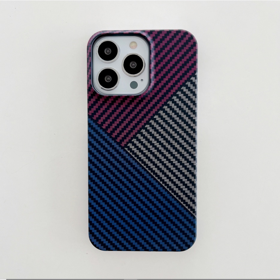 Ốp Điện Thoại Sợi Carbon Nhiều Màu Cho Iphone 12 13 Pro 11 Pro Max Xs Xr 7 8 Plus