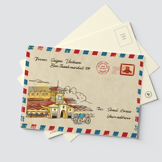 Postcard/Bưu thiếp phong thư địa danh Việt Nam