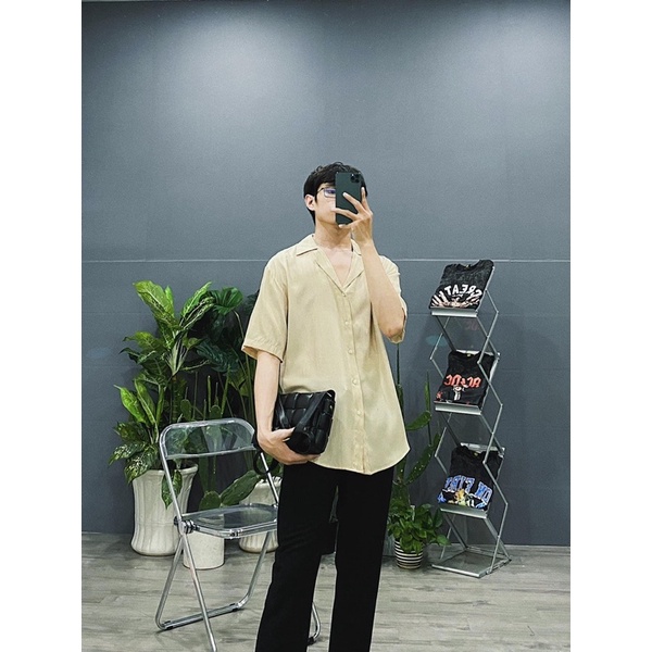 ÁO SƠMI LỤA FULL MÀU FORM UNISEX NAM NỮ