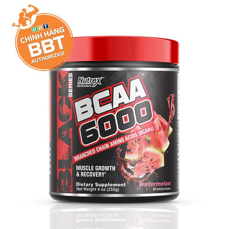  BCAA 6000 Hỗ Trợ Phục Hồi Cơ Bắp và Tăng trưởng