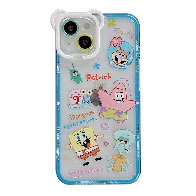 Ốp Điện Thoại Họa Tiết Hoạt Hình Sponge Bob Và Những Người Bạn Vui Nhộn Chống Sốc Thời Trang Bảo Vệ Toàn Diện