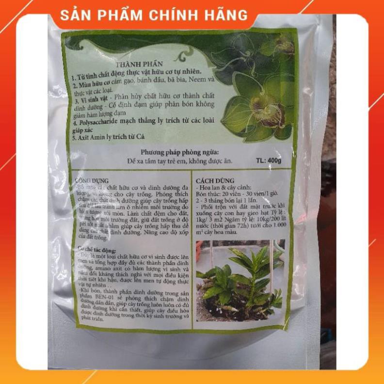 VIÊN NÉN DINH DƯỠNG HỮU CƠ BEN-01 HÙNG NGUYỄN GÓI 1KG