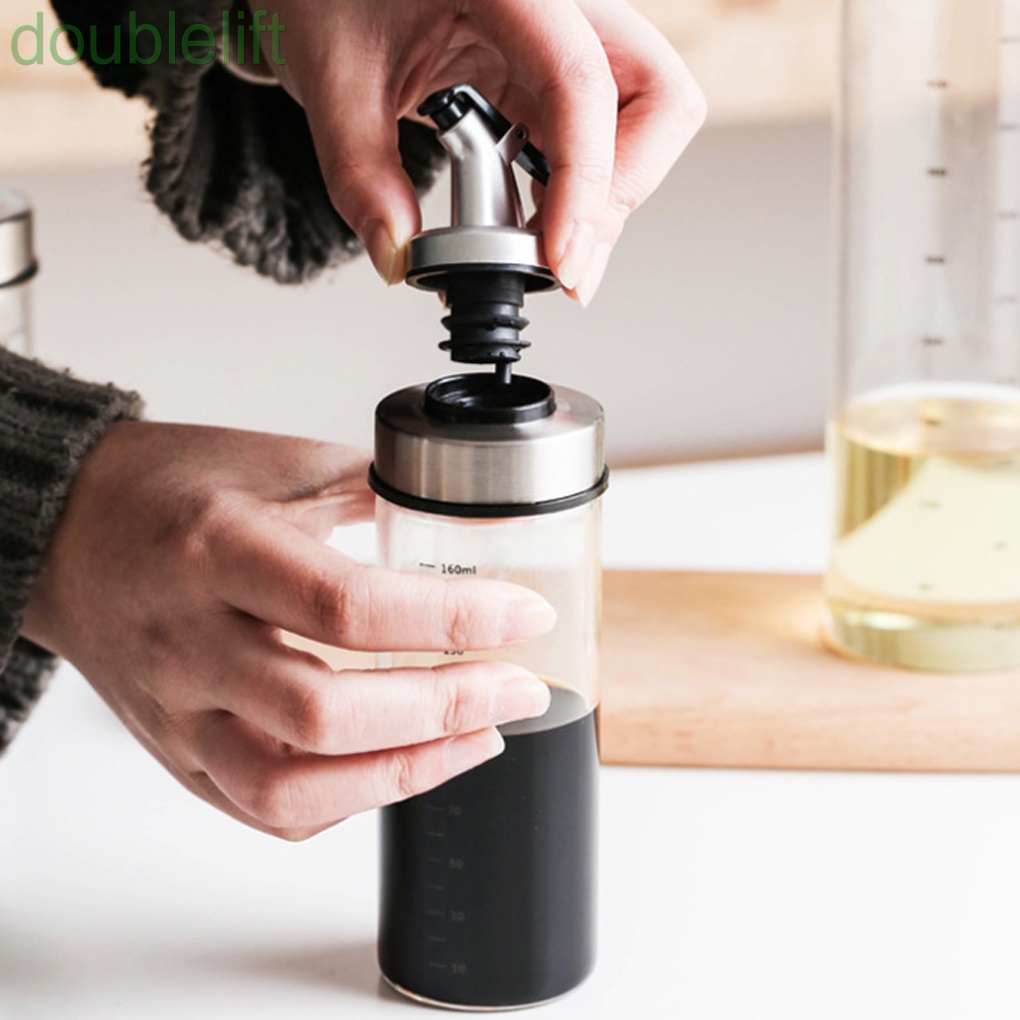 Bình thủy tinh trong suốt đựng dầu ăn/nước tương dung tích 500/300/180ml