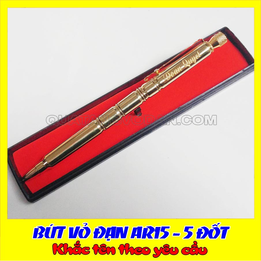 Bút ký AR15 loại 5 đốt - Bút vỏ đạn Ar15