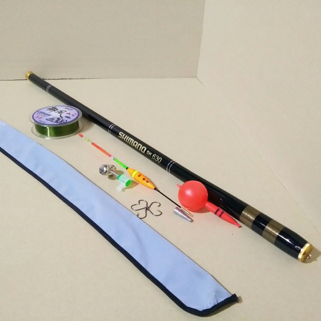 Cần Câu Tay Shimano 3m6 - 5m4  5h Kèm Full Phụ Kiện Như Hình