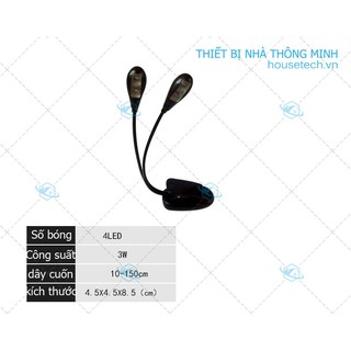 Đèn kẹp đọc sách mini V2