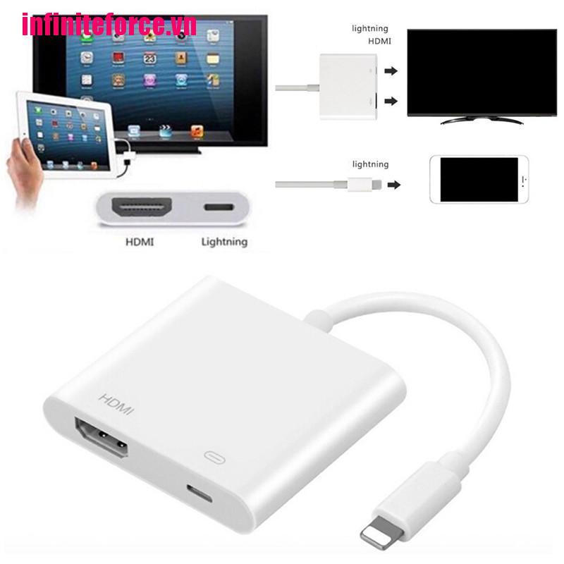 Cáp Chuyển Đổi 8-pin Sang Hdmi Cho Iphone 8 7 X Apple