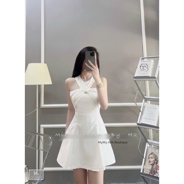Vây Thô Cổ Yếm Xoắn Ngực 2 Màu Sexy Có Ảnh Thật Kèm Video