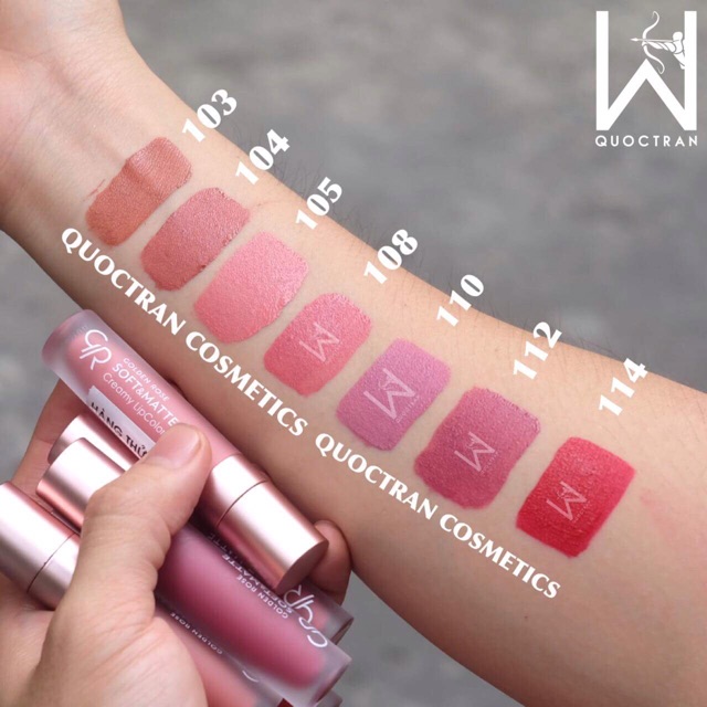 GOLDEN ROSE SOFT MATTE SON KEM CẤP ẨM l