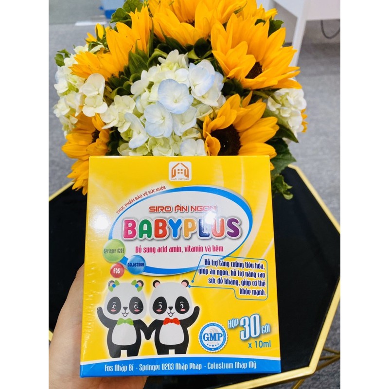 BABYPLUS [CHÍNH HÃNG ] SIRO ĂN NGON GIÚP BÉ HẾT BIẾNG ĂN - TĂNG CÂN GIẢM TÁO BÓN (BABY PLUS )