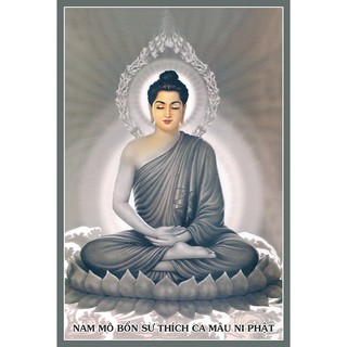 Tranh đính đá toàn bộ tự làm -Phật thích ca mâu ni