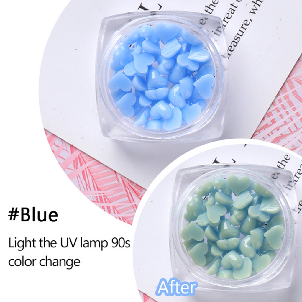 [Hàng mới về] Hạt cườm hình trái tim đính trang trí móng tay