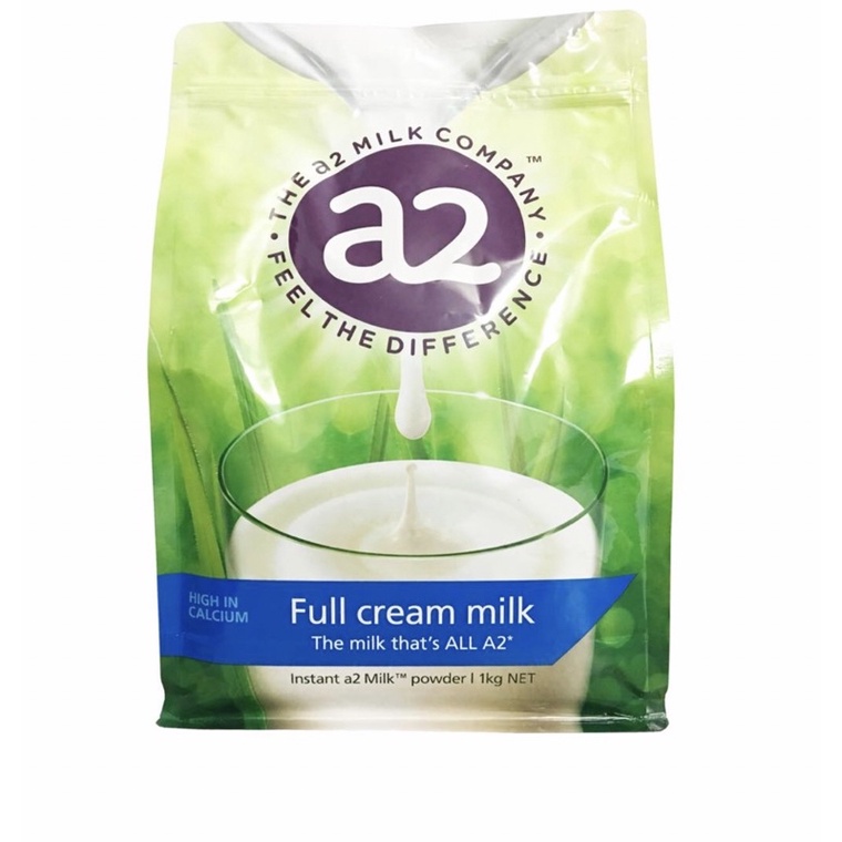 Sữa tươi dạng bột A2 nguyên kem (1kg) cho người lớn và trẻ em trên 1 tuổi
