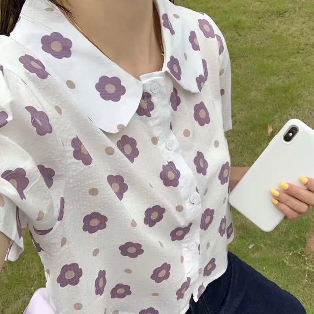 ÁO HOA CÚC 3 MÀU