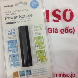 Sạc dự phòng 2000mah Miniso