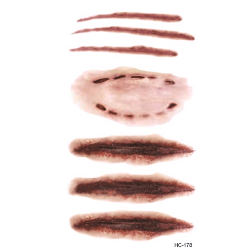 Bộ 2 Dụng Cụ Trang Điểm Hóa Trang Halloween Độc Đáo