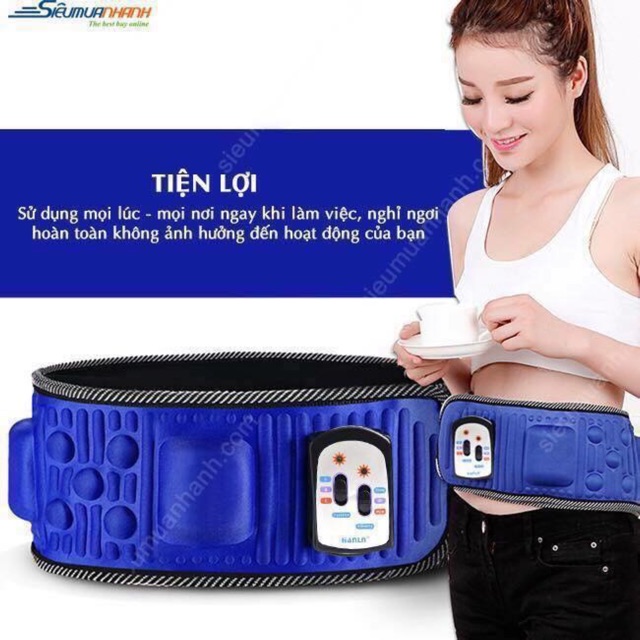 Đai rung X5 cao cấp,Đai massage rung giảm mỡ Giảm Béo CAO CẤP