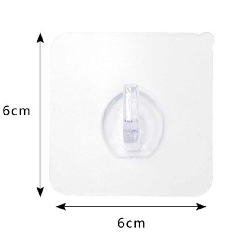 Móc Treo Đồ Dán Tường Trong Suốt Tiện Lợi