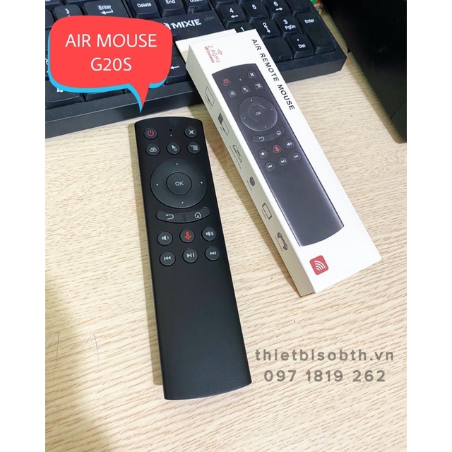Remote chuột bay G20S Air Mouse tìm kiếm giọng nói