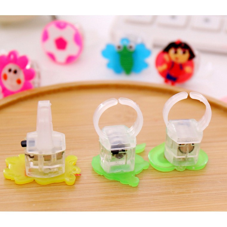 Nhẫn Đèn Led Hoạt Hình Độc Đáo Cho Trẻ Em