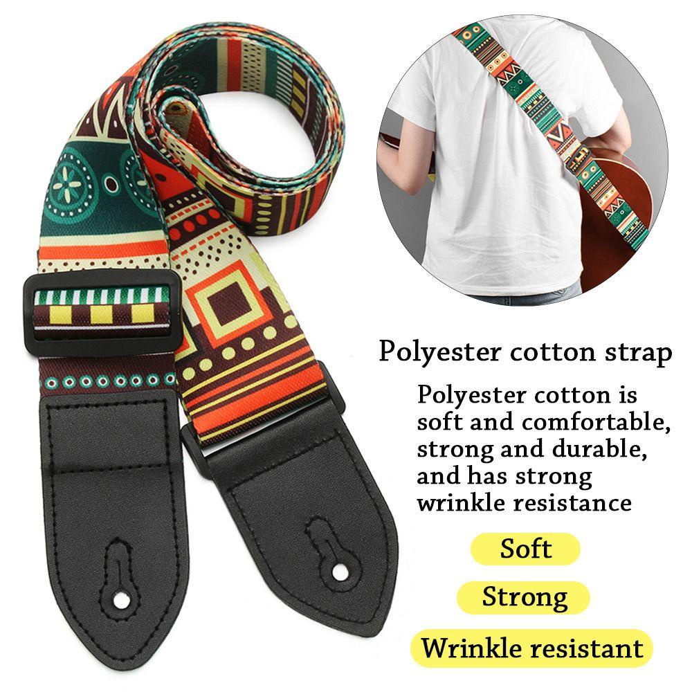 Dây Đeo Đàn Guitar Bằng Nylon Tùy Chỉnh Tiện Dụng