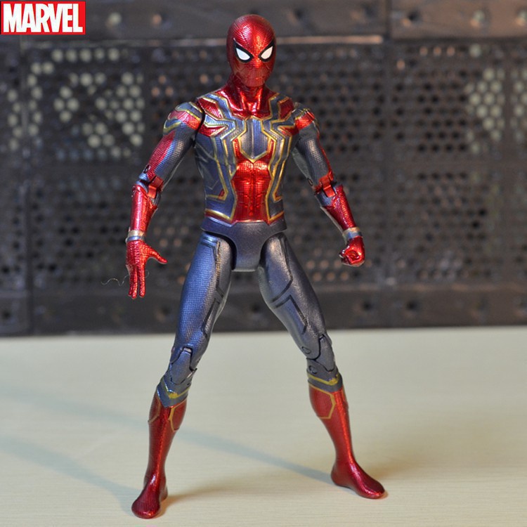 MH13 - Mô hình Iron Spider Man Avengers Kèm Giá Đỡ Mô Hình Cao 17cm - Mô Hình Marvel