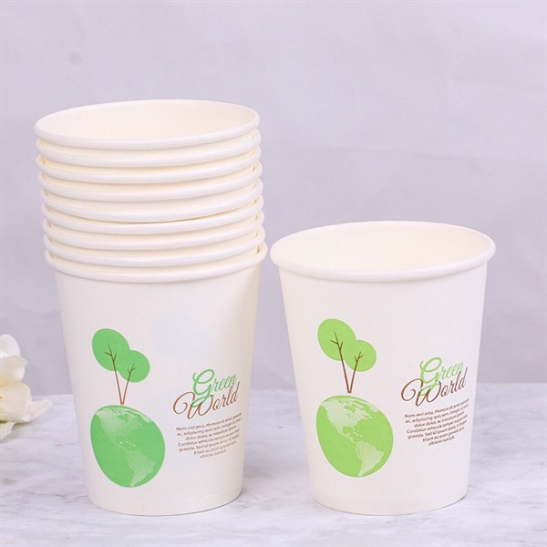 Set 50 ly cốc giấy chịu nhiệt dùng 1 lần tiện lợi 250ml, An Toàn Sức Khỏe, Thân Thiện Môi Trường #dhshop