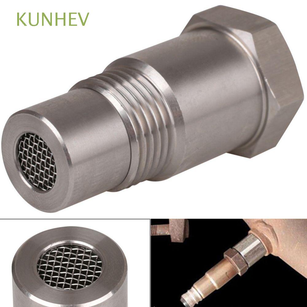 KUNHEV Sensor Connector Oxygen O2 Sensor O2 Oxygen Catalytic Spacer Adapter New Eliminator Fix Check M18X1.5 Engine Light Converter