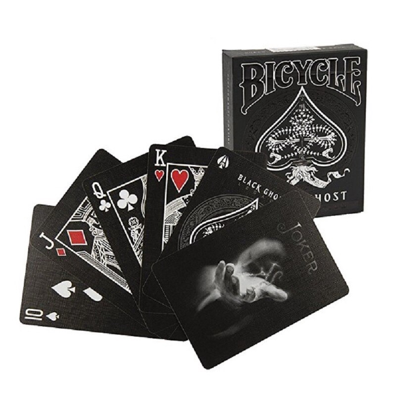 Bộ Bài Bicycle Black Ghost Legacy Edition Playing Cards, Thẻ Sưu Tập Ellusionist, Trò Chơi Thẻ Ma Thuật, Đạo Cụ Ảo Thuật Cho Nhà Ảo Thuật