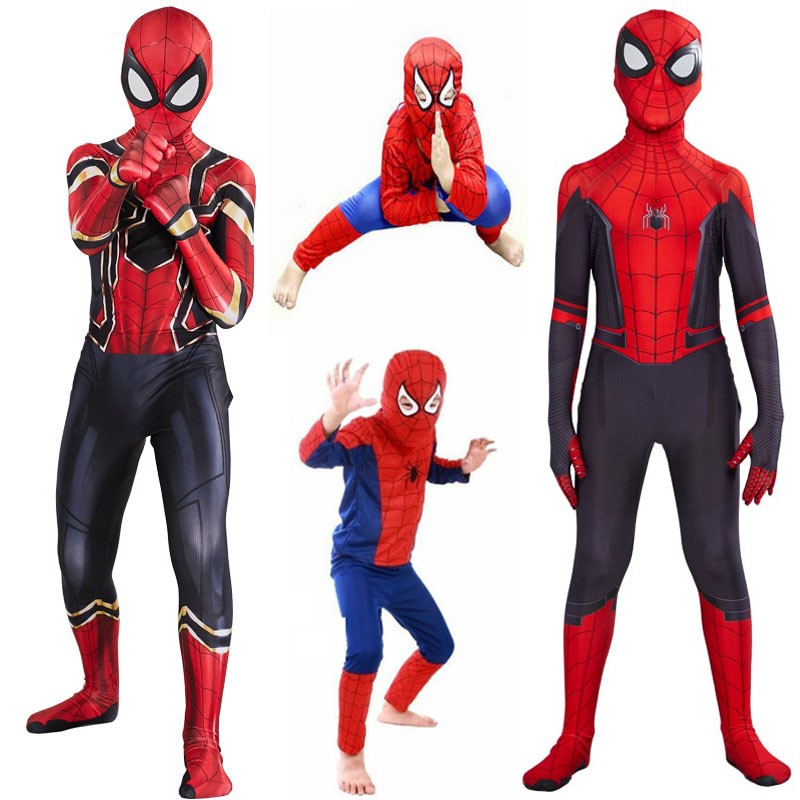 Trang phục người nhện cosplay Halloween cho trẻ em