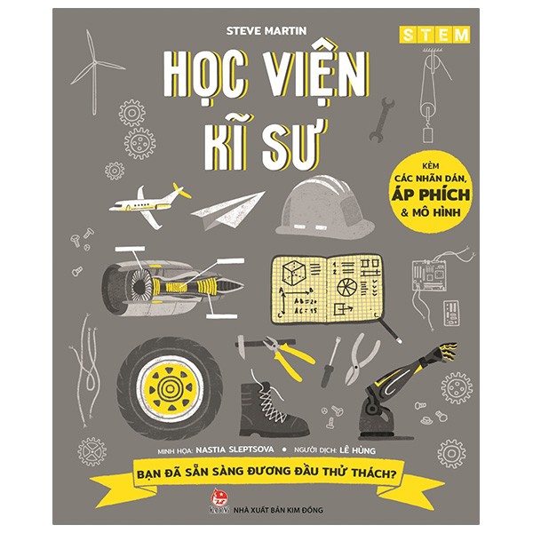 Sách - Stem Học Viện: Lập Trình Viên, Nhà Khoa Học, Bác Sĩ, Phi Hành Gia, Bác Sĩ Thú Y, Kiến Trúc Sư, Phi Công, Kĩ Sư