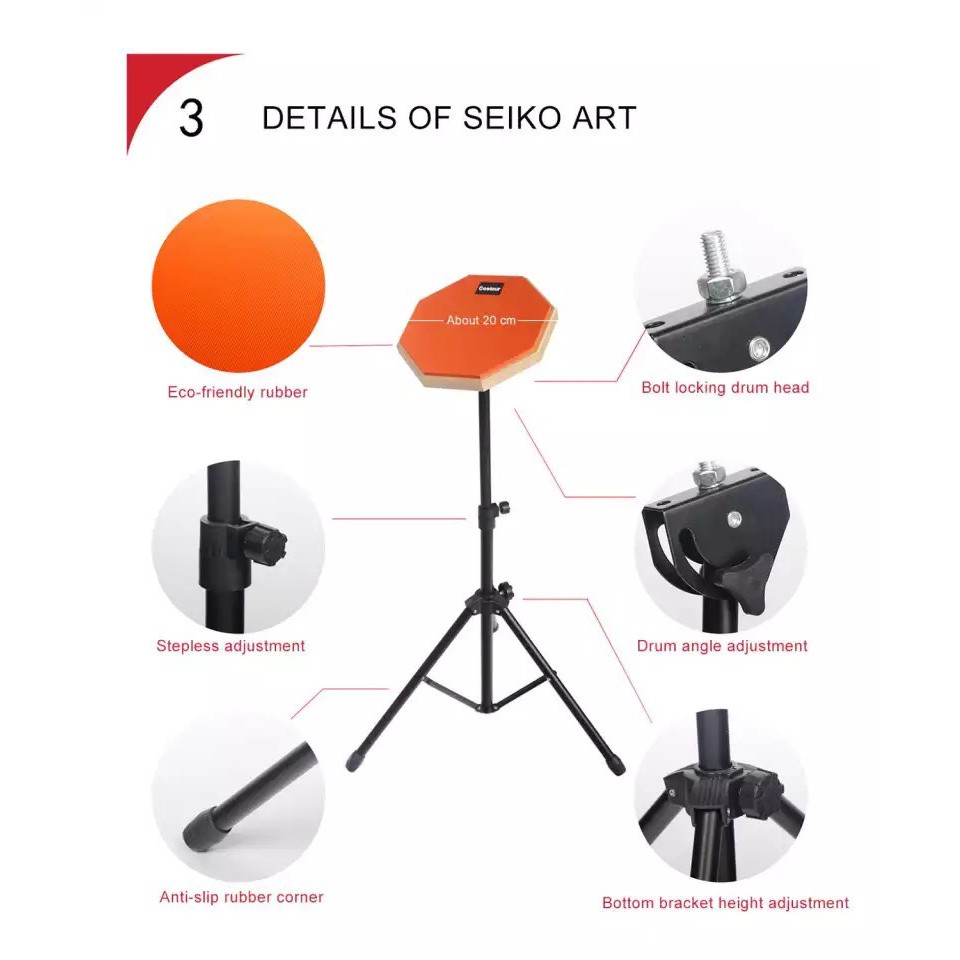 BỘ PAD TẬP TRỐNG (PAD8'+DÙI+CHÂN) ASSANASI