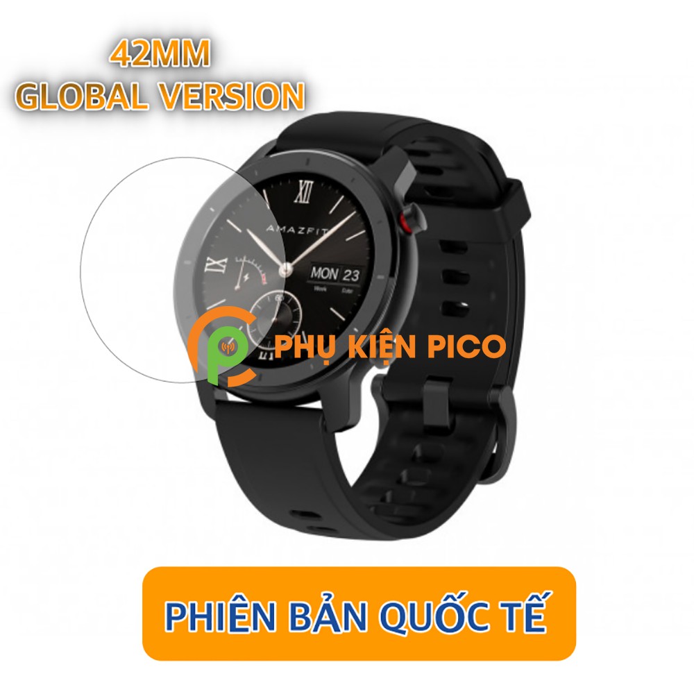 Cường lực Amazfit GTR 42mm - Cường lực đồng hồ Xiaomi Amazfit GTR 42mm full keo chống xước màn hình