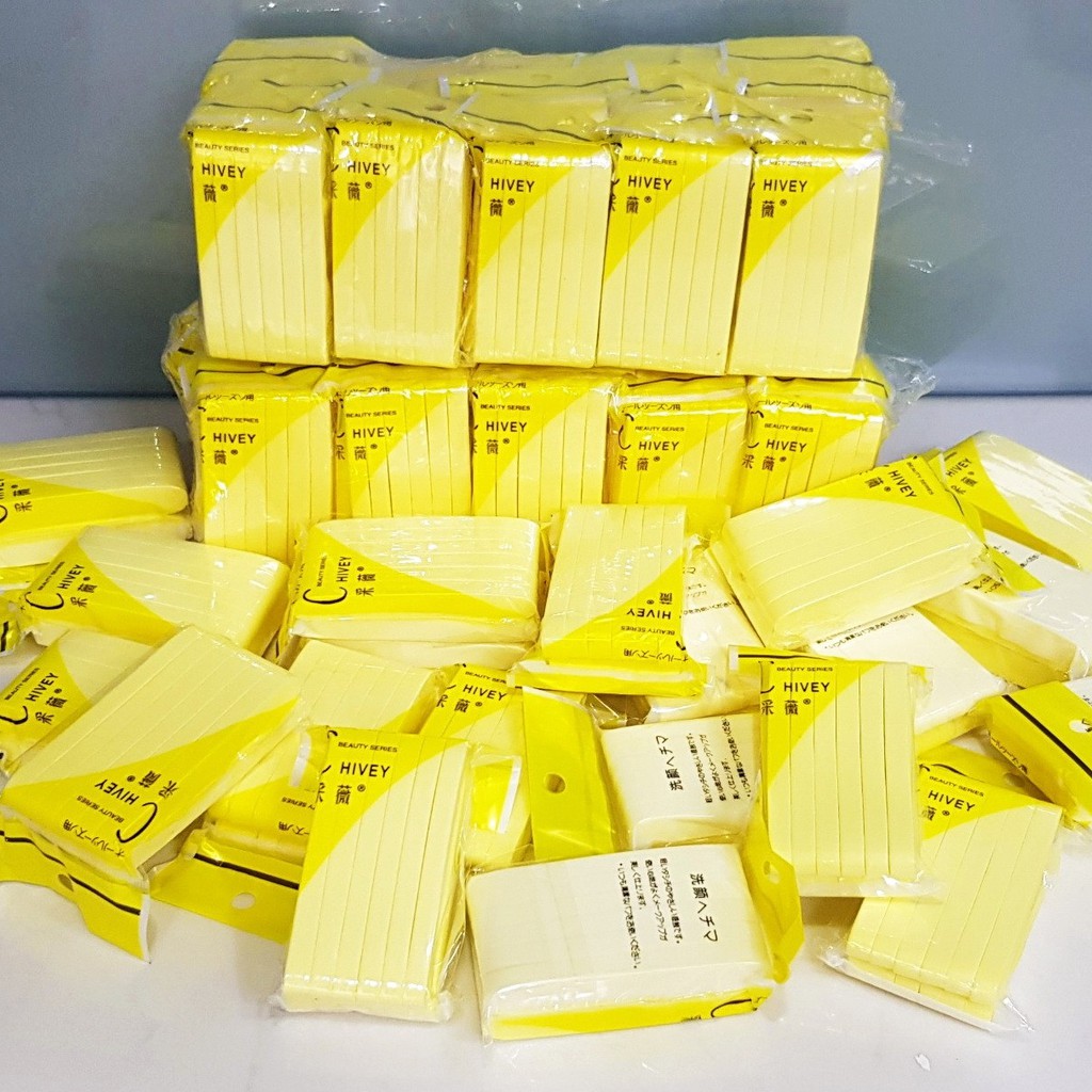 [Mã SR14MAY5 giảm 20K đơn 50K] Gói 12 miếng bông mút bọt biển rửa mặt Chivey | BigBuy360 - bigbuy360.vn