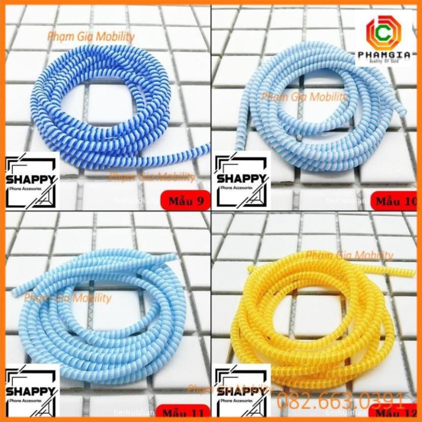 Dây Quấn cáp 2 màu - Bảo Vệ Dây Cáp Sạc Tròn 1k 2k 3k 4k